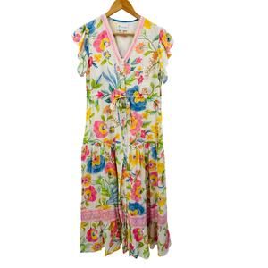 Islapayal floral tropical maxi dress